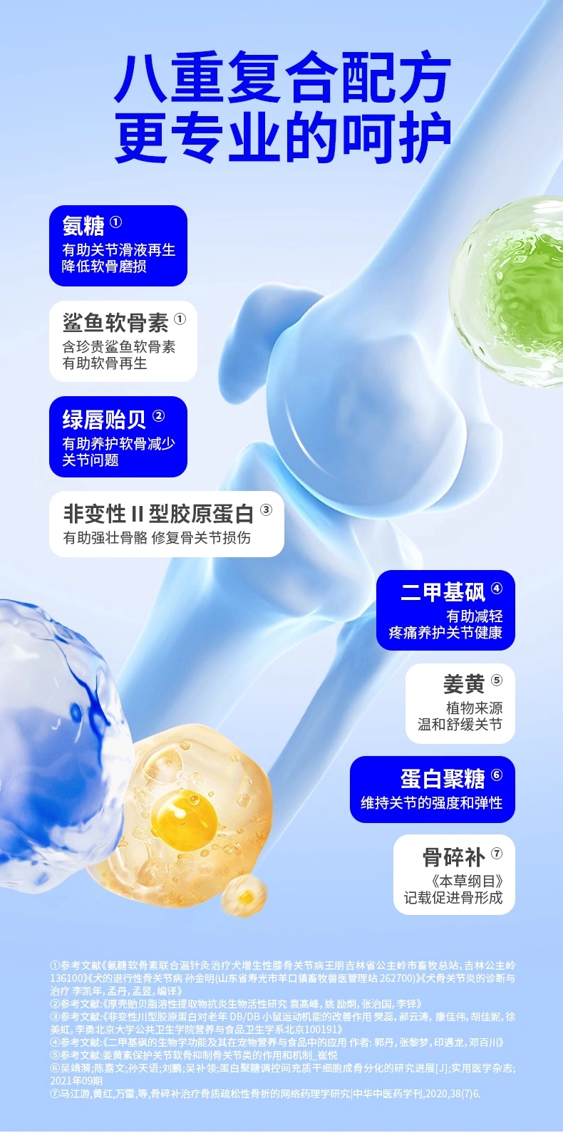 爬寵關節鯊魚軟骨素護關節補營養高含量蜥蜴關節鯊魚軟骨素OEM